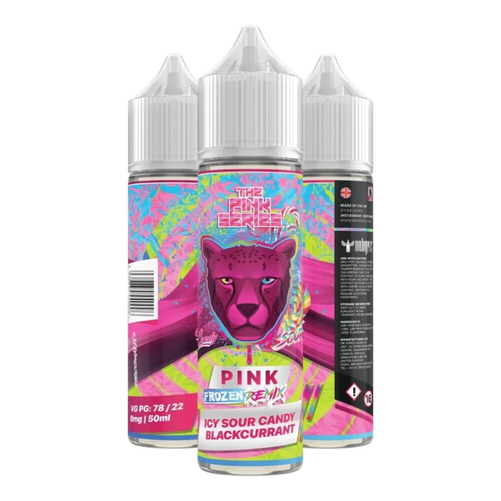 Dr Vapes Pink Panther 60ml pink frozen remix