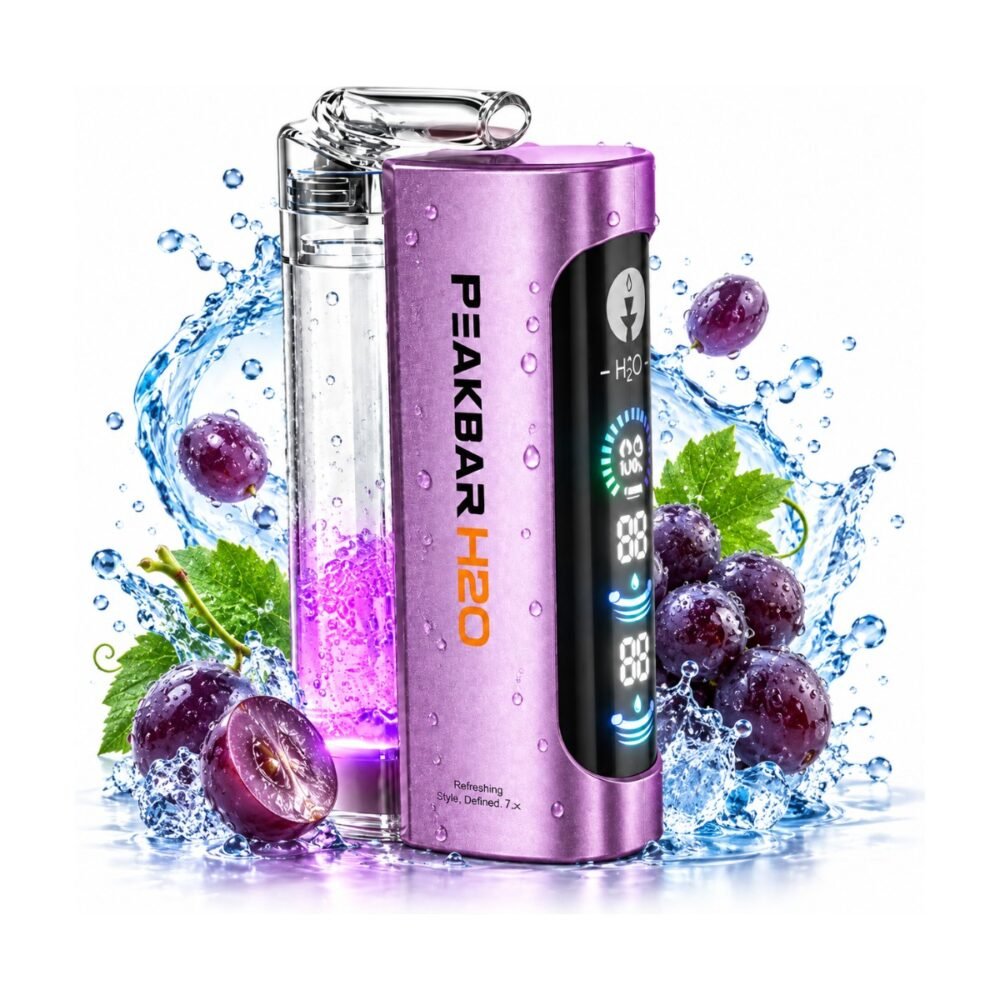 Peakbar H2O Mini Hookah 40k Grape