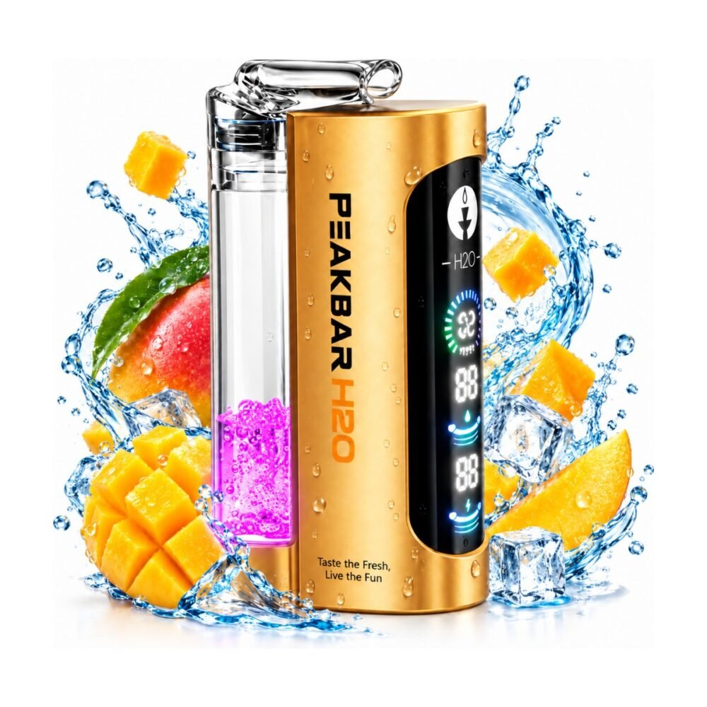 Peakbar H2O Mini Hookah 40k Mango