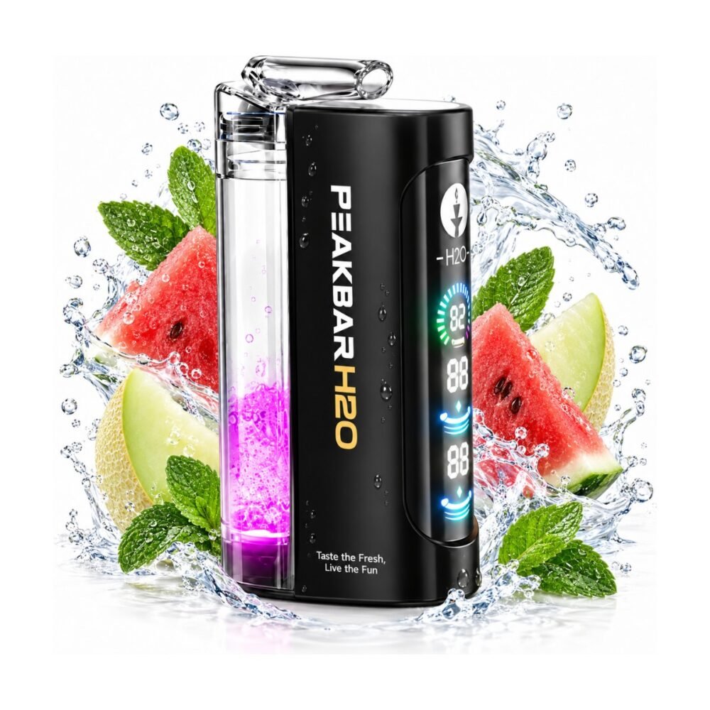 Peakbar H2O Mini Hookah 40k Mintelo