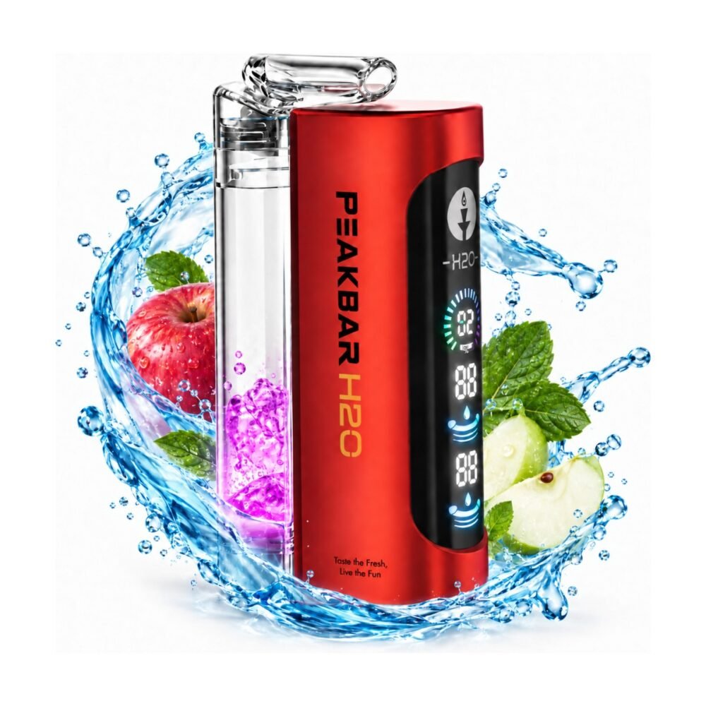 Peakbar H2O Mini Hookah 40k Two Apple