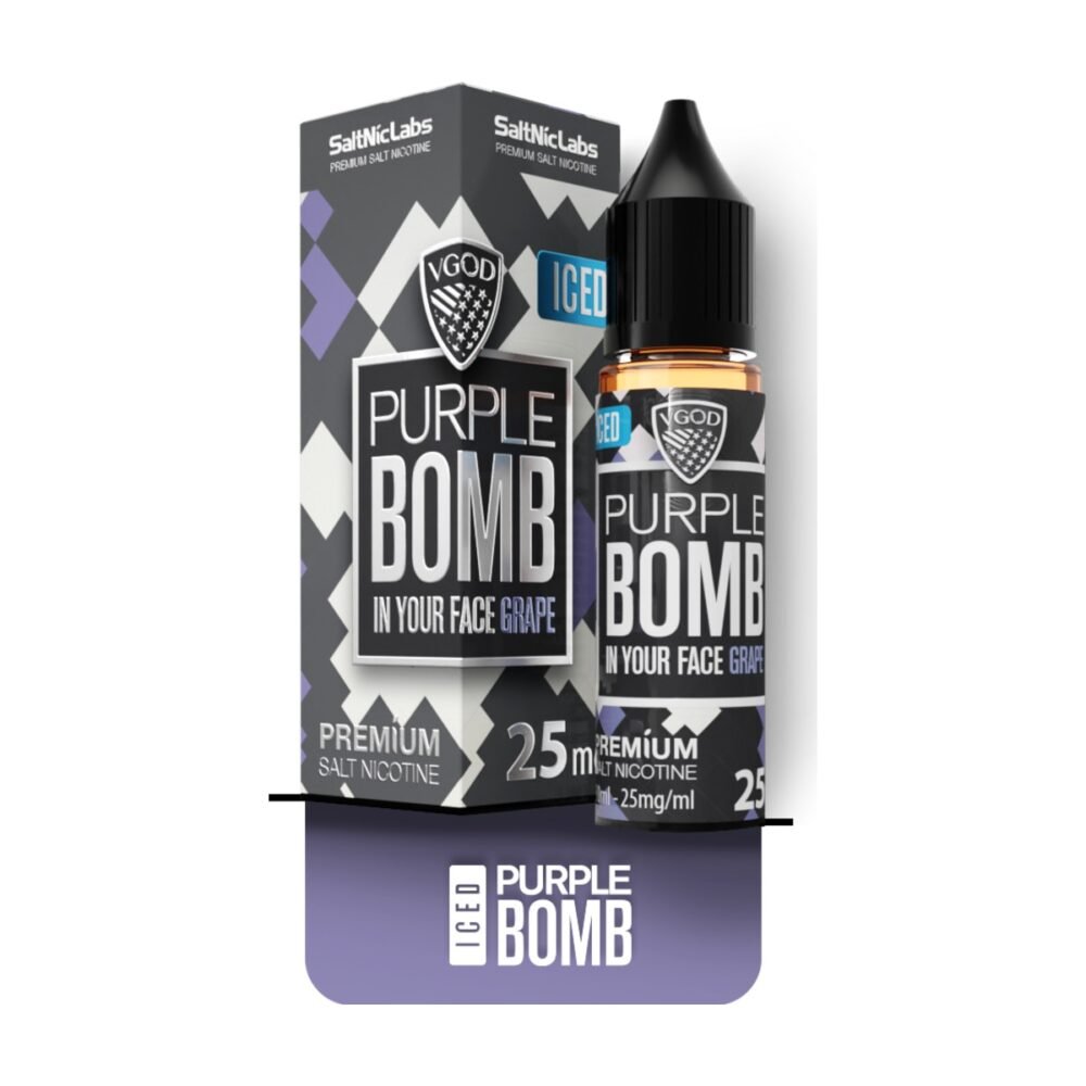 VGOD SaltNic 30ml Iced Purple Bomb